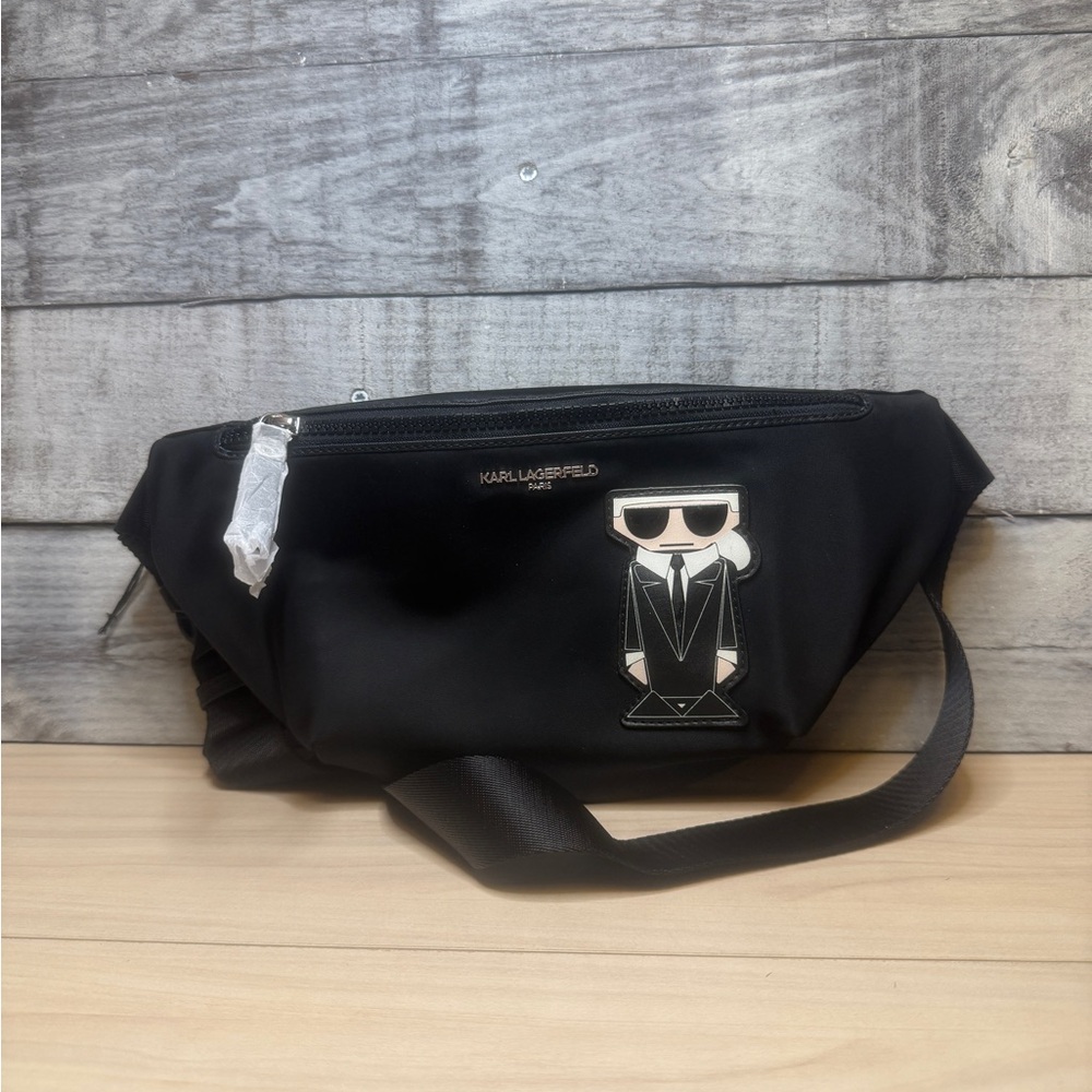 KARL LAGERFELD NWOT NYLON BELT BAG - Picture 4 of 7